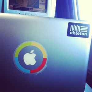 rockin my LC laptop sticker...
